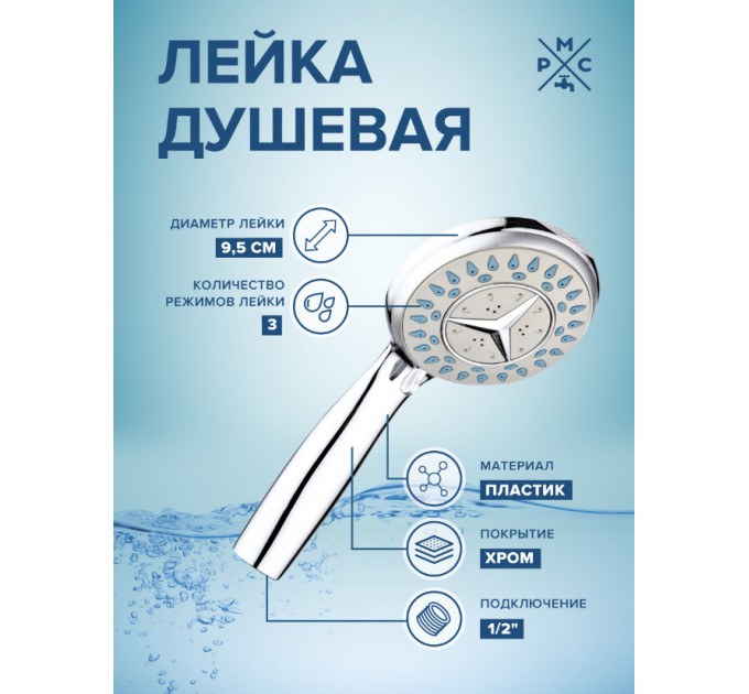 LE19 Лейка для душа