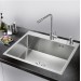 Комплект мойка для кухни корзина и дозатор РМС MR-6050 Серый