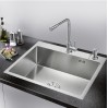 Комплект мойка для кухни корзина и дозатор РМС MR-6050 Серый