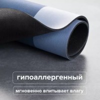 Коврик для ванной Быстросохнущий Синий РМС К-03СН-50х80
