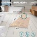 Коврик для ванной Мрамор Бежевый РМС К-06БЖ-50х80