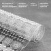 Коврик для ванной Массажный Белый РМС К-08М-66х37