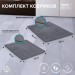 Коврик для ванной Комплект Серый РМС КК-01ТС-40х60/50х80