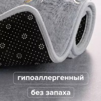 Коврик для ванной Мрамор Серый РМС К-06СР-50х80
