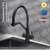 SUS127TBL-016F-015 Смеситель для кухни с переключением фильтра, ø35